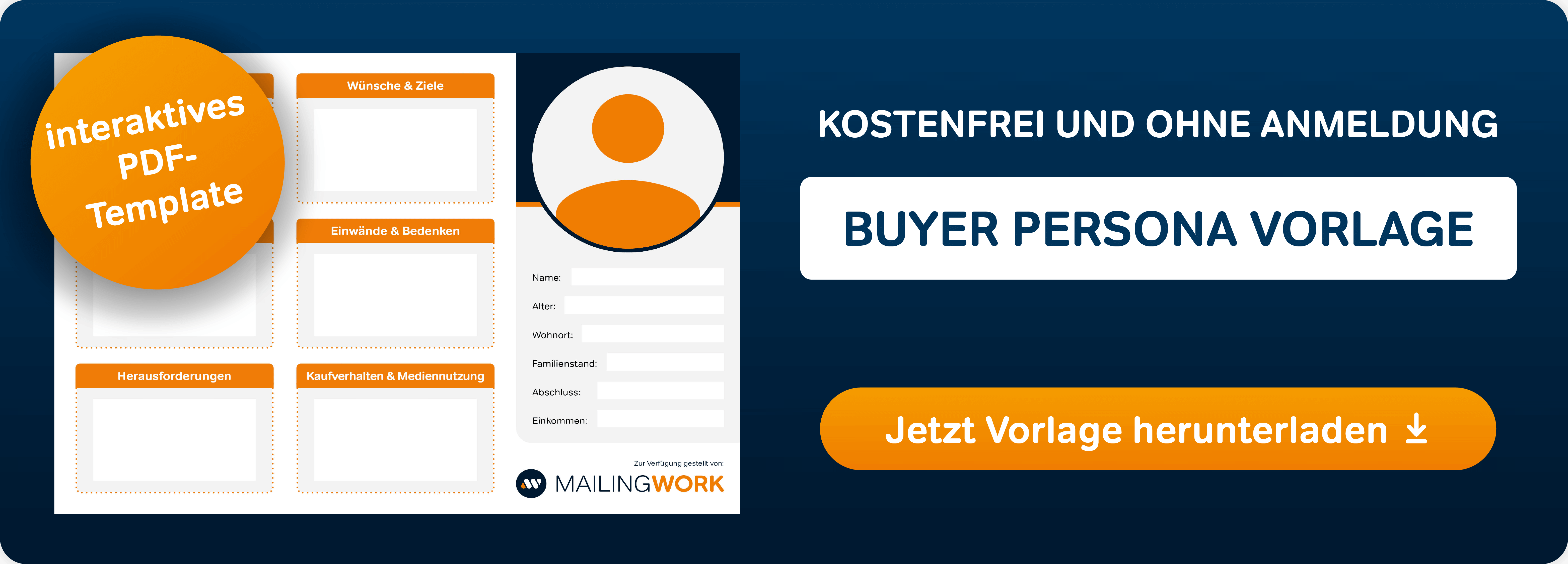 Buyer persona template download hier klicken