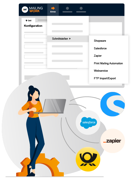 Schnittstellen api e-mail marketing automation software mailingwork